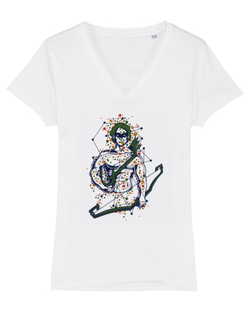 Graffiti Greek Warrior White