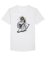 Graffiti Greek Warrior Tricou mânecă scurtă guler larg Bărbat Skater