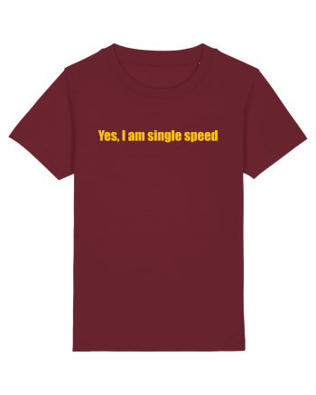 Single Speed Burgundy