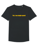 Single Speed Tricou mânecă scurtă guler larg Bărbat Skater