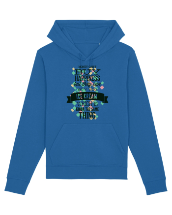 Money Can't Buy Happiness Royal Blue