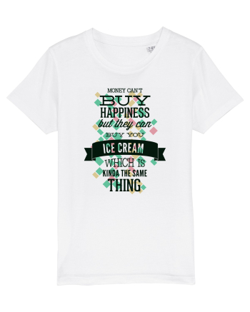Money Can't Buy Happiness White