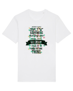 Money Can't Buy Happiness Tricou mânecă scurtă Unisex Rocker