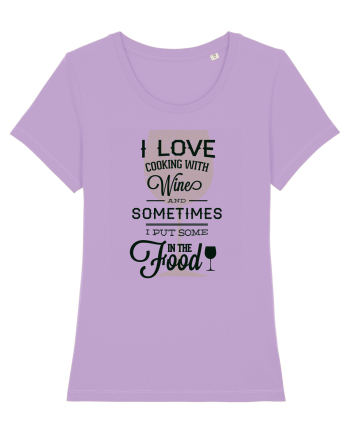 I Love Cooking With Wine Lavender Dawn