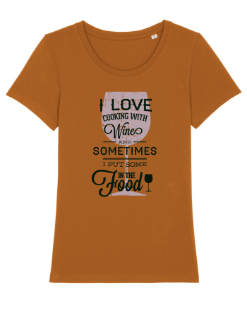 I Love Cooking With Wine Roasted Orange