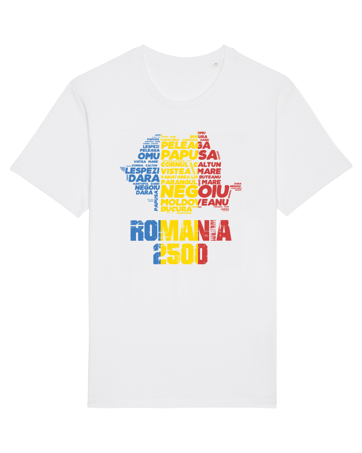Tricou mânecă scurtă Unisex Rocker White