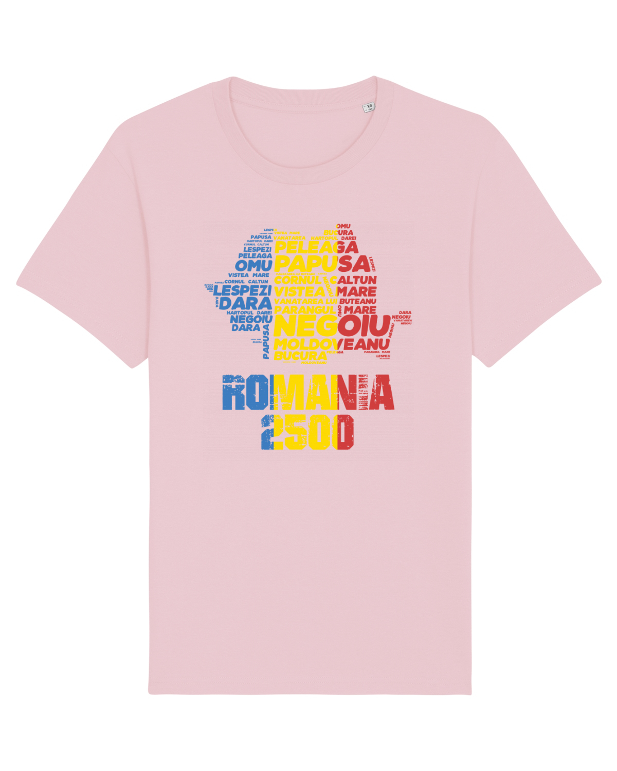 Tricou mânecă scurtă Unisex Rocker Cotton Pink