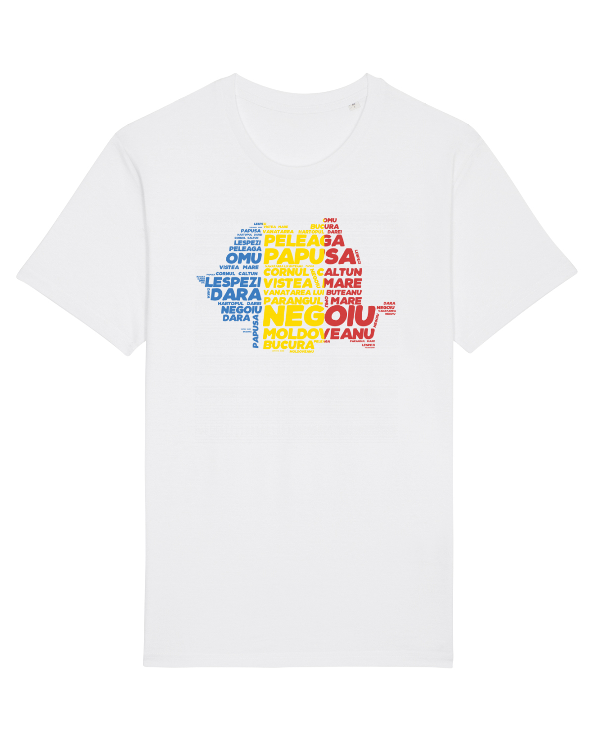 Tricou mânecă scurtă Unisex Rocker White