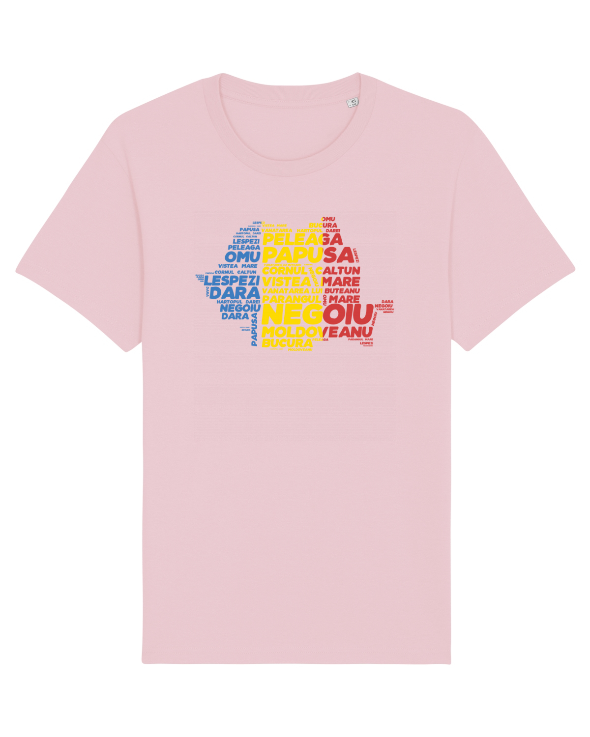 Tricou mânecă scurtă Unisex Rocker Cotton Pink