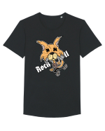 Rock and Roll coyote Tricou mânecă scurtă guler larg Bărbat Skater