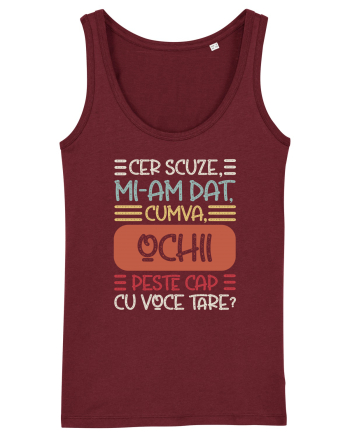 Ochii peste cap Burgundy