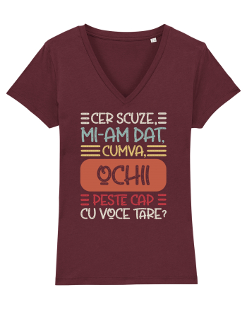 Ochii peste cap Burgundy