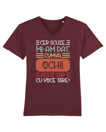Ochii peste cap Burgundy