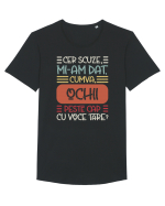 Ochii peste cap Tricou mânecă scurtă guler larg Bărbat Skater