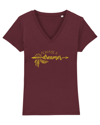 Always A Dreamer Burgundy