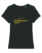 Always A Dreamer Tricou mânecă scurtă guler larg fitted Damă Expresser