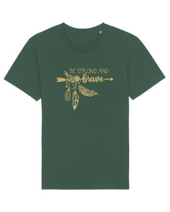 Be Strong And Brave Bottle Green