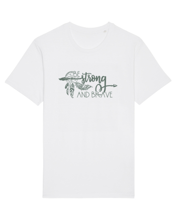 Be Strong And Brave White