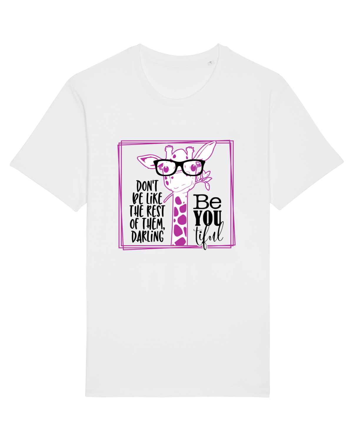 Tricou mânecă scurtă Unisex Rocker White