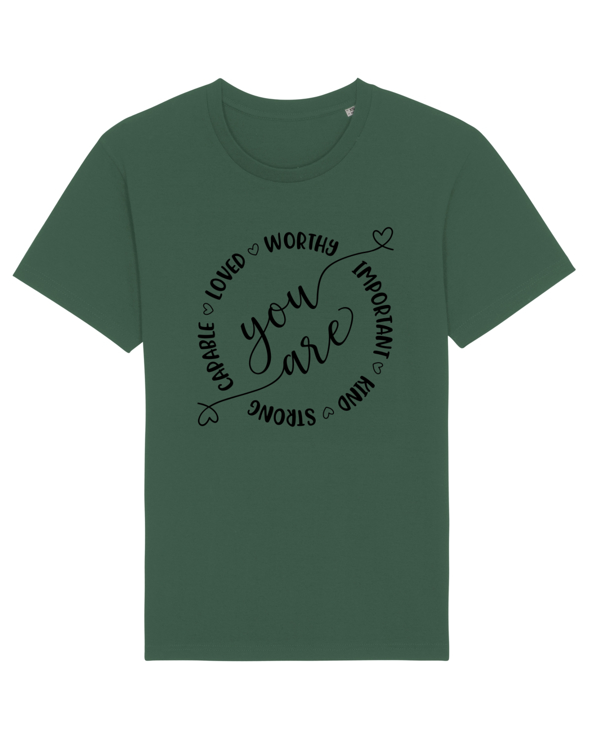 Tricou mânecă scurtă Unisex Rocker Bottle Green