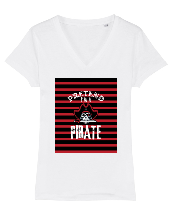 Pretend I'm A Pirate White