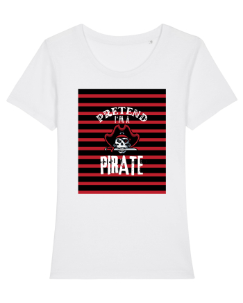 Pretend I'm A Pirate White