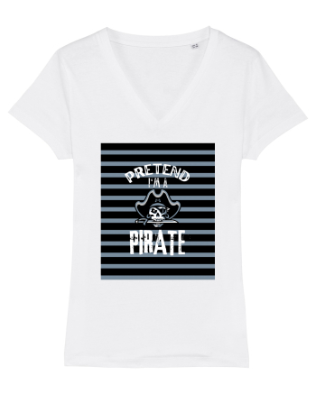 Pretend I'm A Pirate White