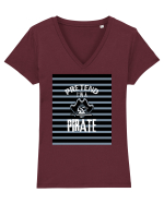 Pretend I'm A Pirate Tricou mânecă scurtă guler V Damă Evoker