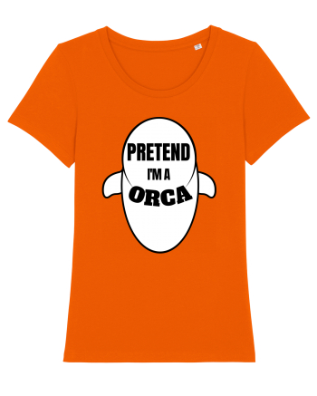 Pretend I'm A Orca Bright Orange