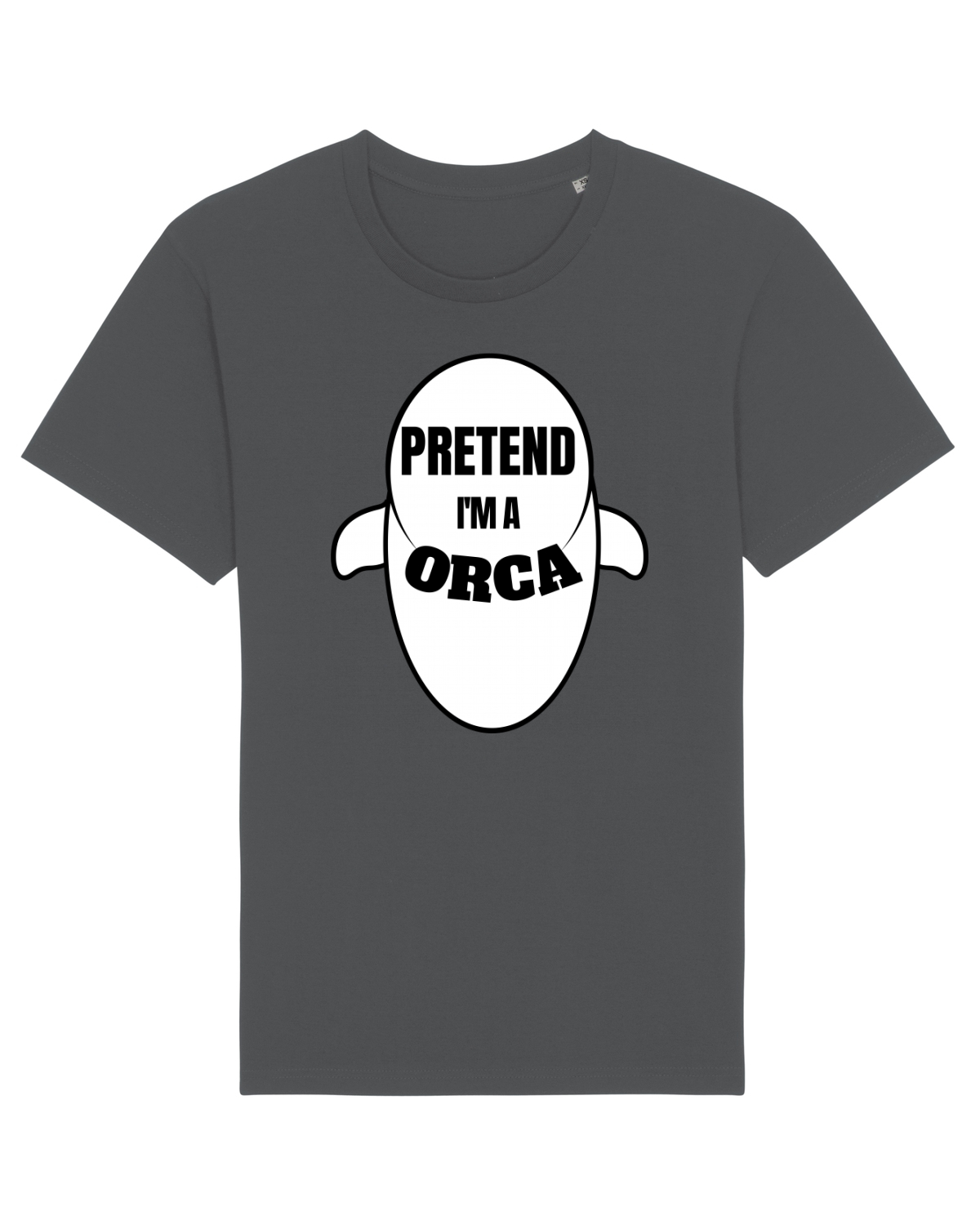 Tricou mânecă scurtă Unisex Rocker Anthracite