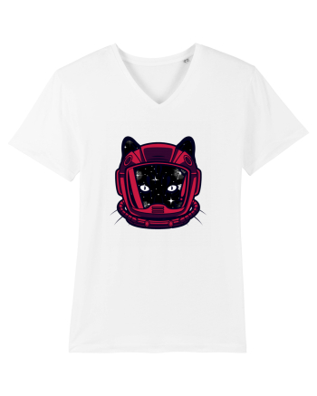 Astronaut Space Cat White