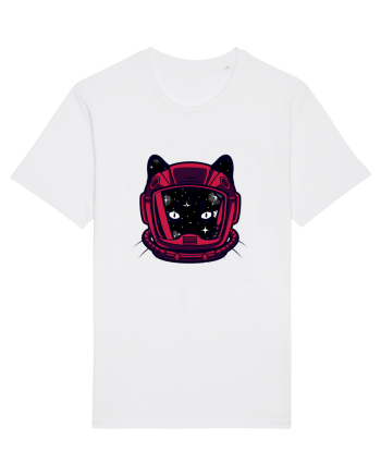 Astronaut Space Cat White