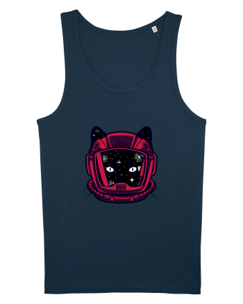 Astronaut Space Cat Navy