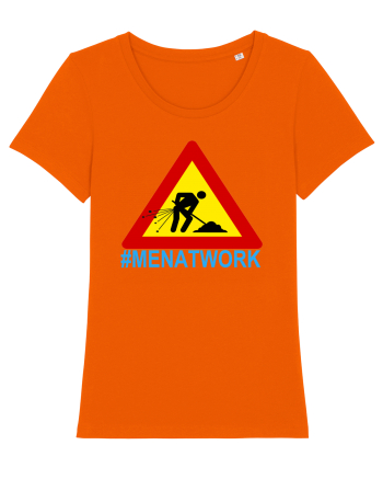 Men at work  Bright Orange