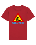 Men at work  Tricou mânecă scurtă Unisex Rocker