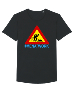 Men at work  Tricou mânecă scurtă guler larg Bărbat Skater