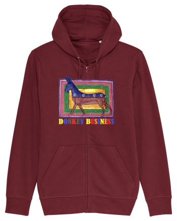 Donkey business Burgundy