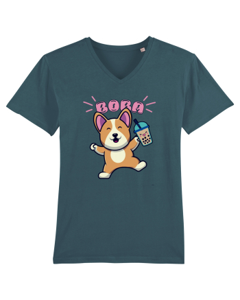 Kawaii Corgi Drinking Boba Tea Stargazer