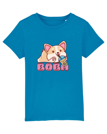 Kawaii Corgi Drinking Boba Tea Azur