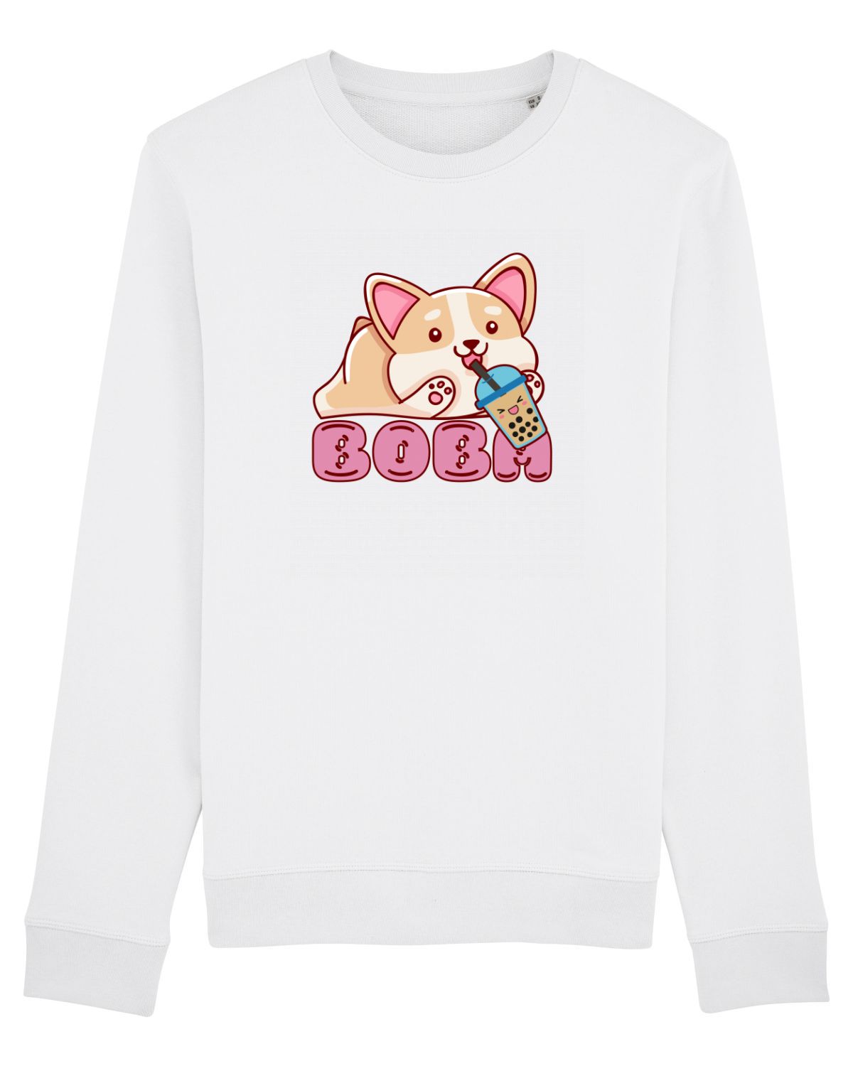 Bluză mânecă lungă Unisex Rise White