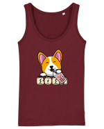 Kawaii Corgi Drinking Boba Tea Maiou Damă Dreamer