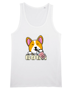 Kawaii Corgi Drinking Boba Tea Maiou Bărbat Runs