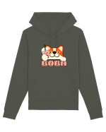 Kawaii Corgi Drinking Boba Tea Hanorac Unisex Drummer