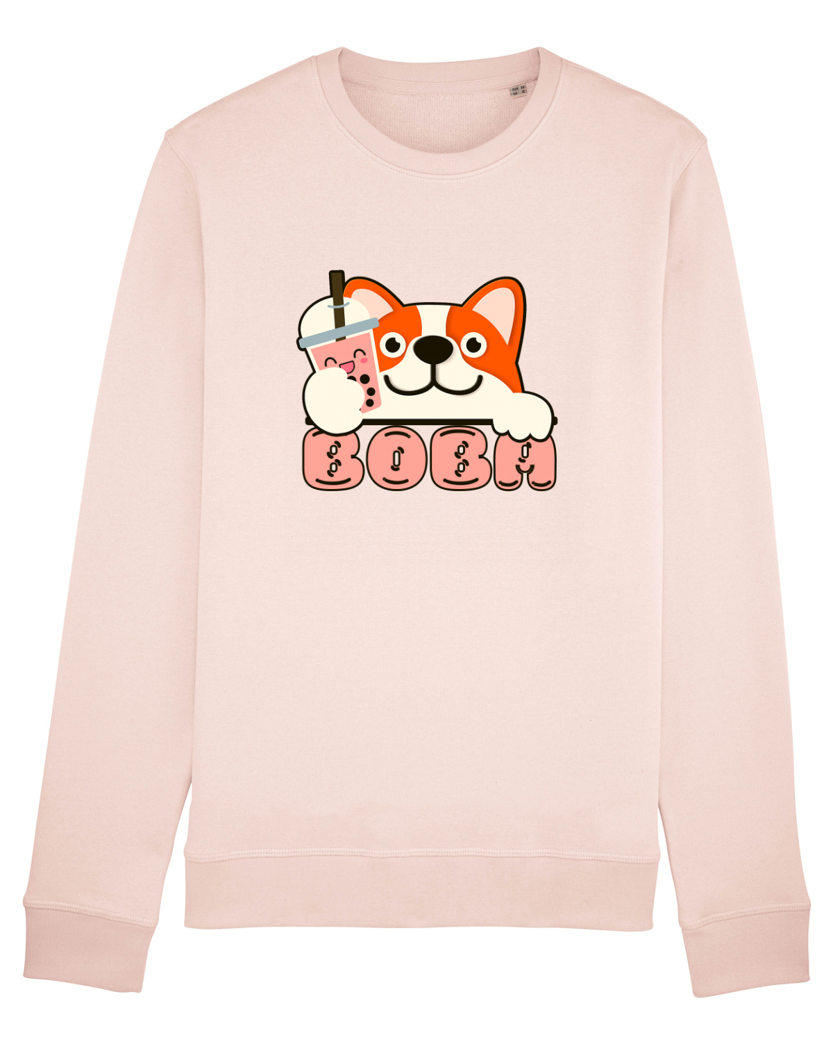 Bluză mânecă lungă Unisex Rise Candy Pink