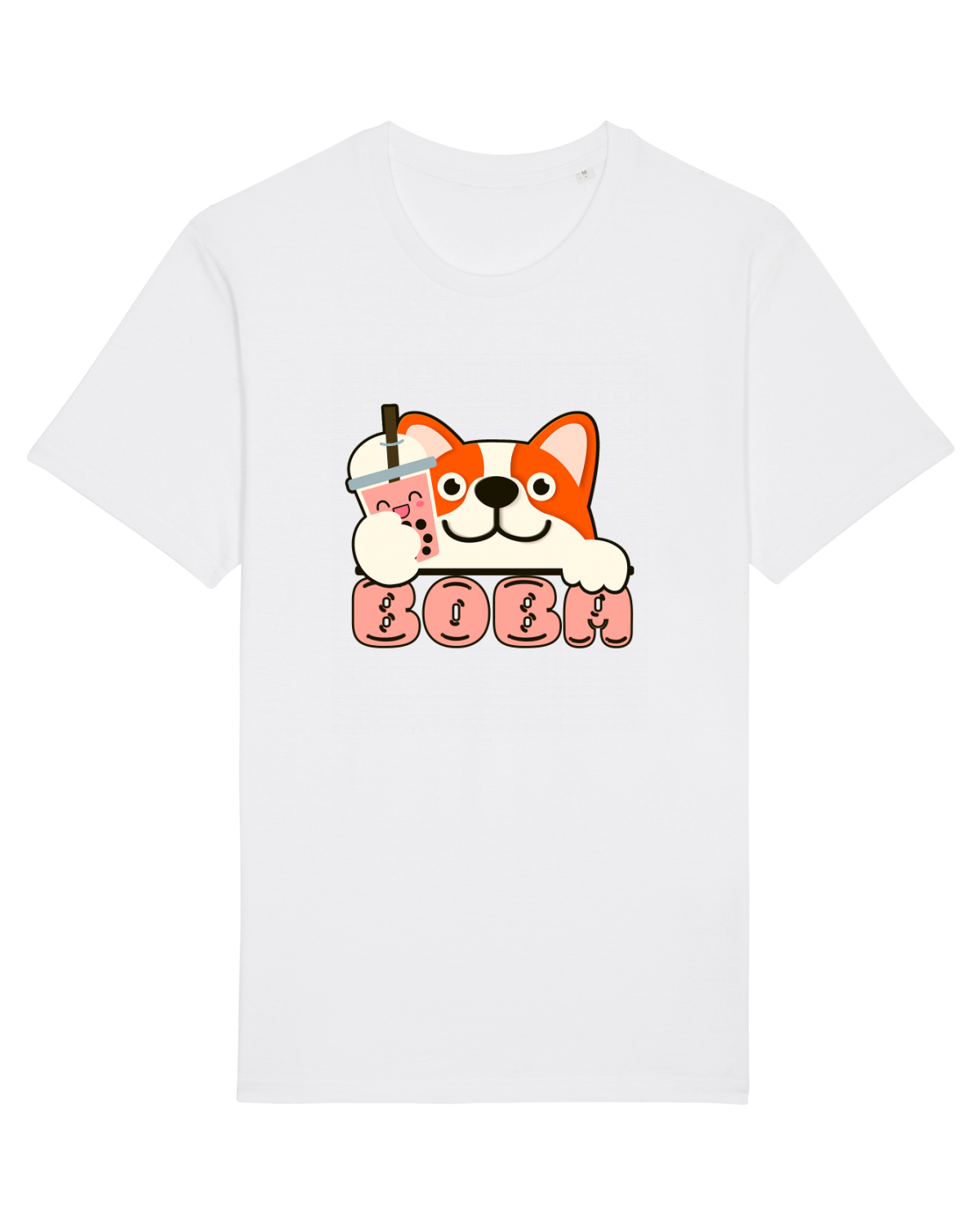 Tricou mânecă scurtă Unisex Rocker White