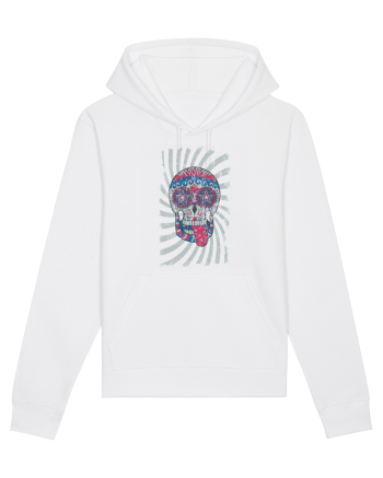 American Sugar Skull White