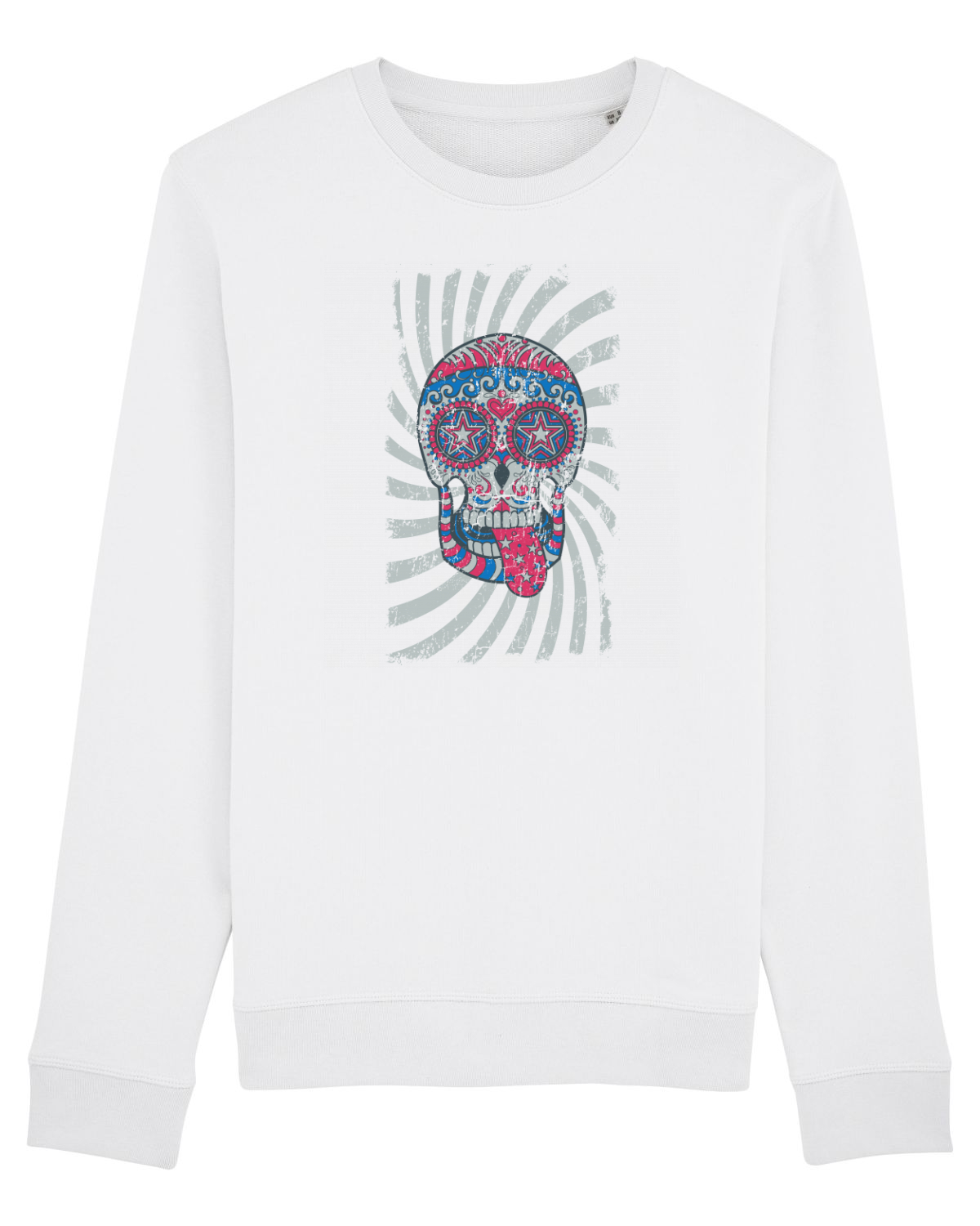 Bluză mânecă lungă Unisex Rise White