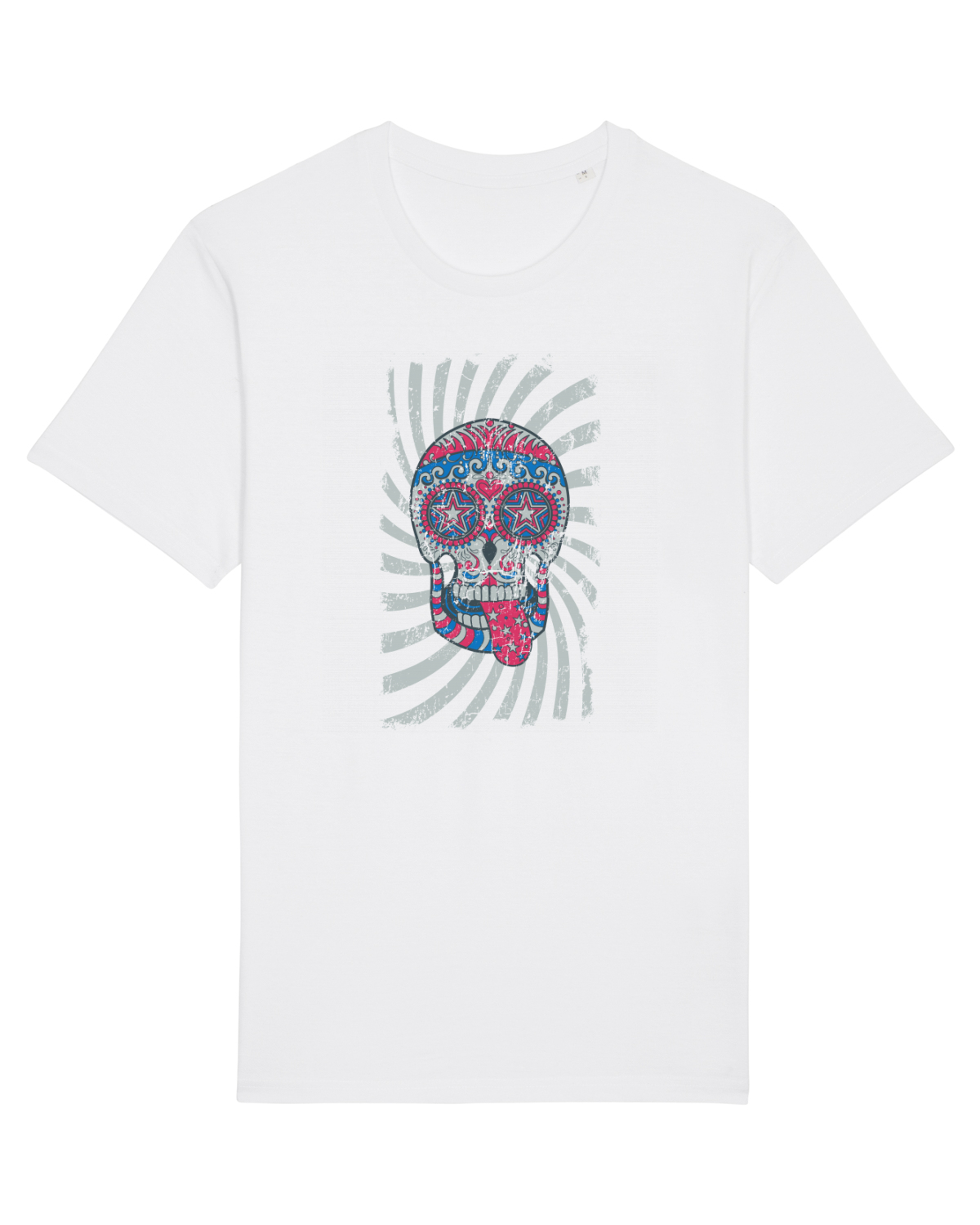 Tricou mânecă scurtă Unisex Rocker White