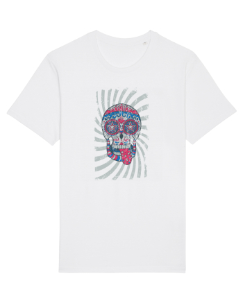 American Sugar Skull White