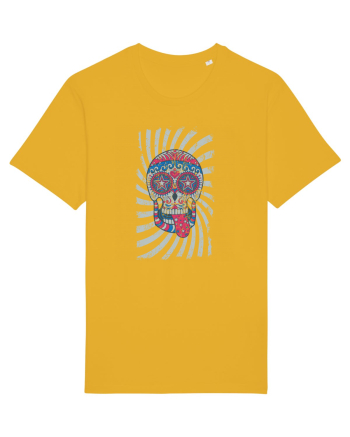 American Sugar Skull Spectra Yellow